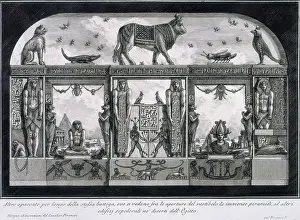 Hieroglyph Prints: Egyptian mural decoration for the Caffe degli Inglesi