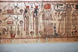 Book Of The Dead Gallery: Egyptian Papyrus Nespaquachouty c1050BC-1000 BC