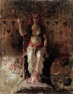 The Egyptian Queen, Academy Rehearsal, 1877-1878. Creator: Albert Edelfelt