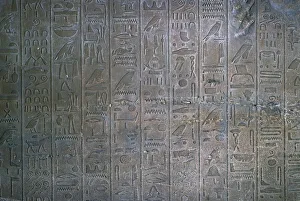 Thutmosis Iii Prints: Egyptian relief of the annals of Tuthmosis III, 15th century BC