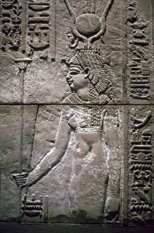 Isis Gallery: Egyptian relief of the goddess Isis