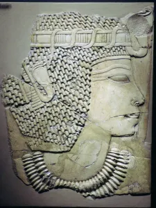 Egyptian relief of a pharaoh