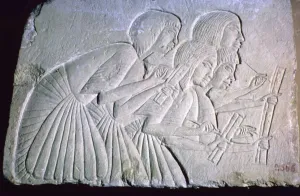 Scribe Prints: Egyptian relief of scribes