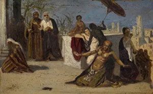 Pharaoh Of Egypt Gallery: Egyptian Scene. Artist: Asknazy, Isaac Lvovich (1856-1902)