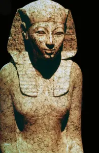 Egyptian sculpture of Queen Hatsheput, 15th century BC