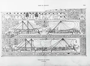 Cargo Ships Prints: Egyptian ships, c1500 BC. Creator: Unknown