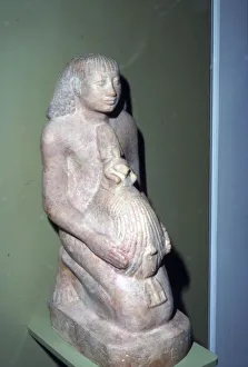 Surveyor Prints: Egyptian Surveyor with coiled rope for measuring, 1400 BC