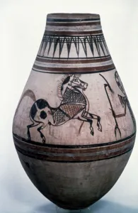 14th Century Bc Prints: Egyptian Vase, 18th Dynasty