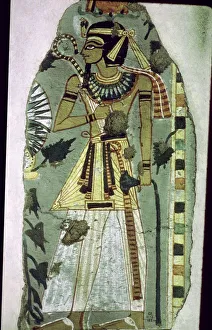 Egyptian wall-painting of Amenhotep I, 16th century BC