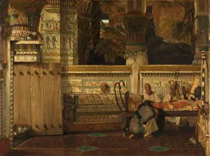 Mummy Prints: The Egyptian Widow, 1872. Creator: Sir Lawrence Alma-Tadema