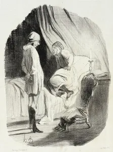Eh! bien ma Didine, avons-nous assez dansé?... 1842. Creator: Honore Daumier
