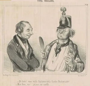 Irony Prints: Eh bien! Vous voila Capitaine de la Garde-Nationnale!