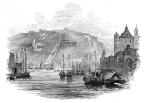 Landells Prints: Ehrenbreitstein and Coblentz, 1845. Creator: Ebenezer Landells