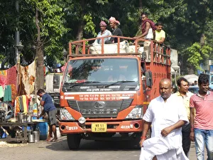On Top Of Prints: Eicher truck, West Bengal India, 2019. Creator: Unknown