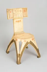 Parchment Gallery: Eiffel Tower Chair, France, 1902. Creator: Carlo Bugatti