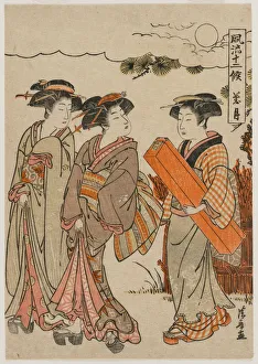 1752 1815 Prints: The Eighth Month (from the series Fashionable Presentations of the Twelve Months), 1779
