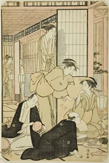 Shamisen Gallery: The Eighth Month, from the series 'Twelve Months in the South (Minami juni ko)'
