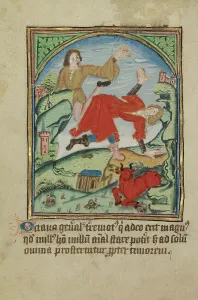Illumination Painting Prints: The Eighth Sign before the Day of Judgment; Illustrated Vita Christi