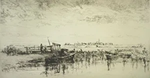 Zuyder Zee Prints: Eiland Marken, 1930. Creator: Sydney Mackenzie Litten