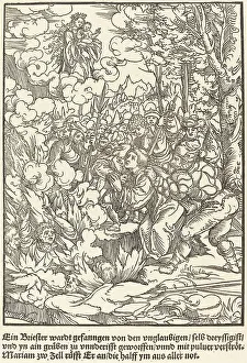 Martyrs Prints: Ein Briester wardt gefanngen... c. 1503. Creator: Master of the Legend Scenes
