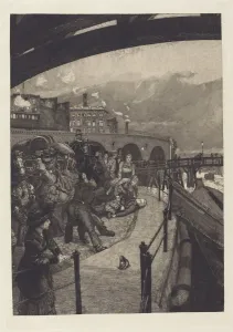 Klinger Max Prints: Ein Mord (A Murder), 1883. Creator: Max Klinger