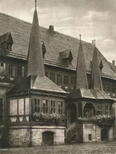 Deutschland Prints: Einbeck - Rathaus, 1931. Artist: Kurt Hielscher