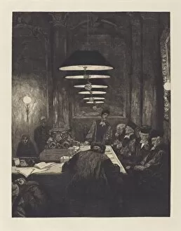 Trial Gallery: Eine Mutter III (A Mother III), 1883. Creator: Max Klinger