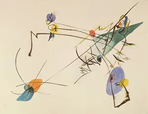 Composition Prints: Einfach (Simply), 1916. Creator: Kandinsky, Wassily Vasilyevich (1866-1944)