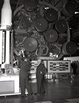 Dwight Eisenhower Gallery: Eisenhower visits the George C. Marshall Space Flight Center, Alabama, USA. Creator: NASA