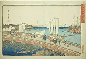 Sumida Prints: Eitai Bridge and New Land at Fukagawa (Eitaibashi Fukagawa shinchi)