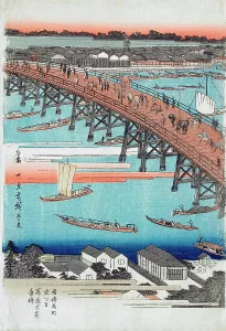Sumida Prints: Eitai Bridge and the Reclaimed Land at Fukagawa (image 3 of 3)