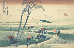 Winding Gallery: Ejiri in Suruga Province (Sunshu Ejiri), from the series Thirty-six Views of Mount