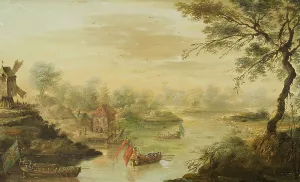 Arcadian Prints: The mill at Ekolsund Castle. Creator: Johan Filip Korn