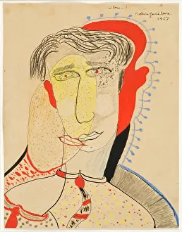 Images Dated 17th December 2019: El beso (The kiss), 1927. Creator: Garcia Lorca, Federico (1898-1936)