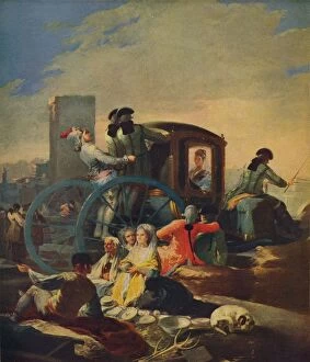 A De Beruete Gallery: El Cacharrero, (The Crockery), 1778-1778, (c1934). Artist: Francisco Goya