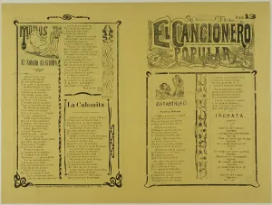 Relief Print Prints: El cancionero popular, num. 13 (The Popular Songbook, no. 13), n.d. Creator: Unknown
