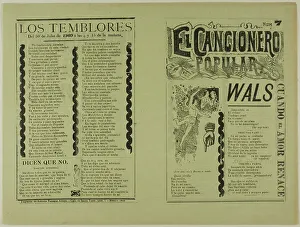 Relief Print Prints: El cancionero popular, num. 7 (The Popular Songbook, No. 7), n.d. Creator: Unknown