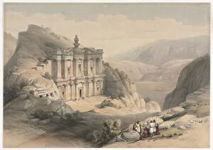 1796 1864 Gallery: El Deir Petra, 1839. Creator: David Roberts (British, 1796-1864)