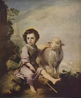August Liebmann Mayer Gallery: El Divino Pastor, (The Good Shepherd), 1660, (c1934) Artist: Bartolome Esteban Murillo