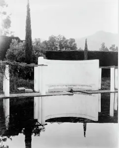 El Fureidis, James Waldron Gillespie house, Parra Grande Lane, Montecito, California, 1917. Creator: Frances Benjamin Johnston. El Fureidis, James Waldron Gillespie house, Parra Grande Lane, Montecito, California, 1917