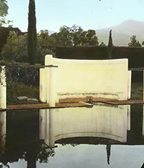 El Fureidis, James Waldron Gillespie house, Parra Grande Lane, Montecito, California, 1917. Creator: Frances Benjamin Johnston. El Fureidis, James Waldron Gillespie house, Parra Grande Lane, Montecito, California, 1917