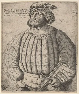 Doublet Prints: El Gran Capitanio, c. 1516 / 1520. Creator: Unknown