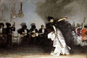 Spain Gallery: El Jaleo, 1882. Artist: Sargent, John Singer (1856-1925)