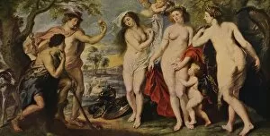 A De Beruete Gallery: El Juicio De Paris, (The Judgment of Paris), 1639, (c1934). Artist: Peter Paul Rubens