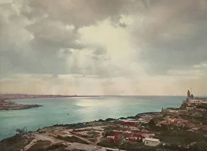 Photochrom Print Prints: El mar de la Cabana, c1900. Creator: William H. Jackson
