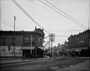 Silver Gelatin Print Prints: El Paso Street, El Paso, Texas, c1903. Creator: Unknown