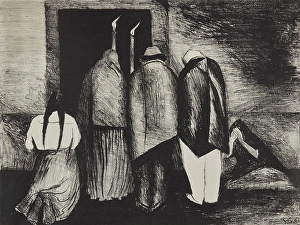 Requiem Prints: El Requiem, 1928. Creator: Jose Clemente Orozco
