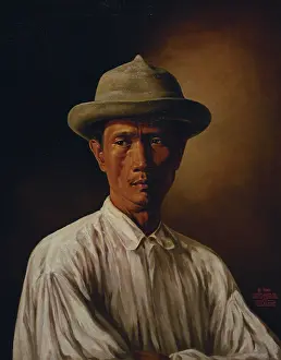Southeast Asia Prints: El tuno, 1875. Portrait of one of the peasants who arrived in Manila to trade their products