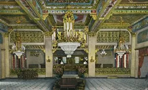 Elaborate Interior of Casino and Famous Gold Bar, Hotel Agua Caliente, c1939