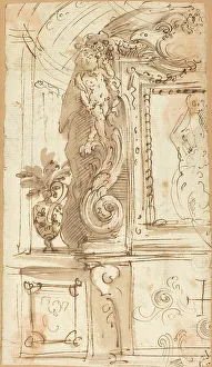 Genoa Liguria Italy Prints: An Elaborately Sculpted Frame. Creator: Unknown